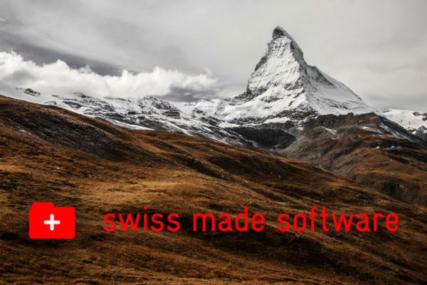 Matterhorn mit swiss made software Logo